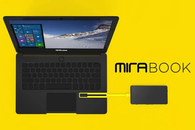 Mirabook de Miraxess - Un smartphone en mode PC