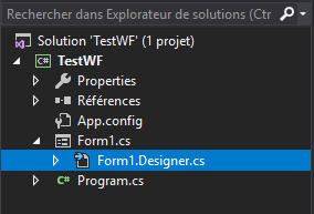 Solution Explorer C#