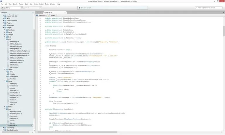 L’IDE di sviluppo MonoDevelop
