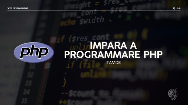 Impara a programmare PHP