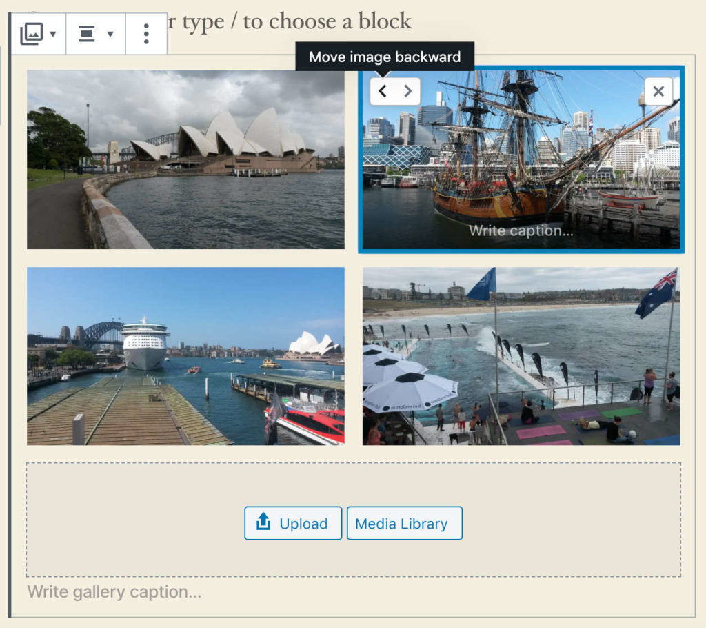 WordPress: Riordinamento delle Immagini Incorporato nel Blocco Gallery
