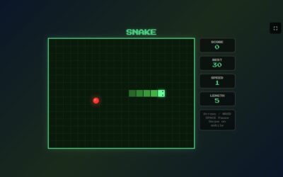 Snake – Esercizio JavaScript